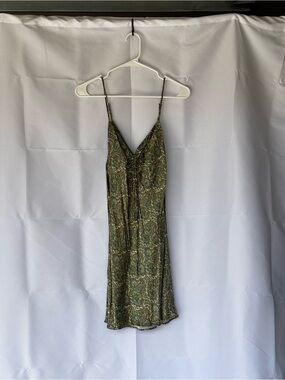 Zara | Dresses | Zara Green Strappy Mini Dress Brand New | Poshmark